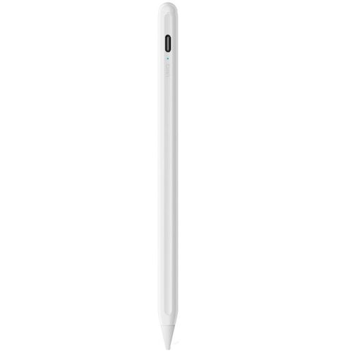 Magnetický kapacitný stylus pre iPad, Uniq Pixo Apple Pencil, biely