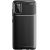 Samsung Galaxy S21 Plus 5G SM-G996, silikónové puzdro, stredne odolné proti nárazu, päta so vzduchovým vankúšom, karbónový vzor, Uniq Hexa, čierna farba