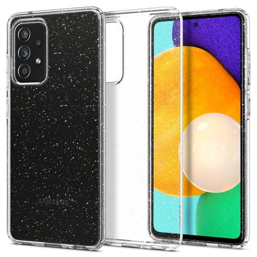 Samsung Galaxy A52 / A52 5G / A52s 5G SM-A525F / A526B / A528B, silikónové puzdro, Spigen Liquid Crystal Glitter, priehľadné