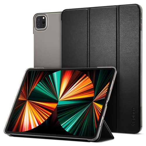 Apple iPad Pro 12.9 (2021) / iPad Pro 12.9 (2022), Flipové puzdro, Smart Case, Spigen Smart Fold, čierna