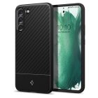 Samsung Galaxy S22 Plus 5G SM-S906, silikónové puzdro, Spigen Core Armor, karbónový vzor, čierna farba