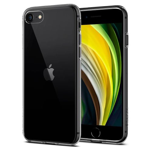 Apple iPhone 7 / 8 / SE (2020) / SE (2022), silikónové puzdro, Spigen Crystal Flex, priehľadné