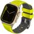 Apple Watch 1-6, SE (42 / 44 mm) / Watch 7-8 (45 mm) / Watch Ultra (49 mm), silikónový remienok, Uniq Linus, limetkovo zelená