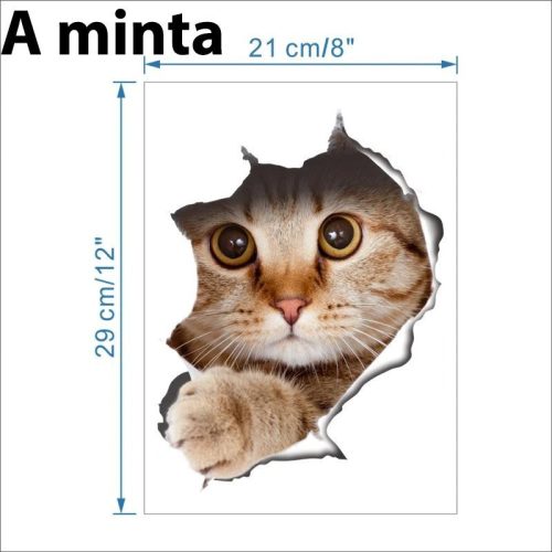 3D Kitty Nálepka - vzorka