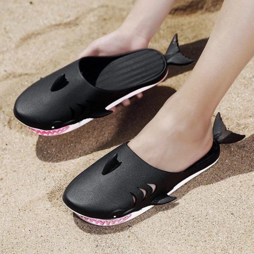 Cá-Papucs the Coolest Beach Slippers - Black 36-37