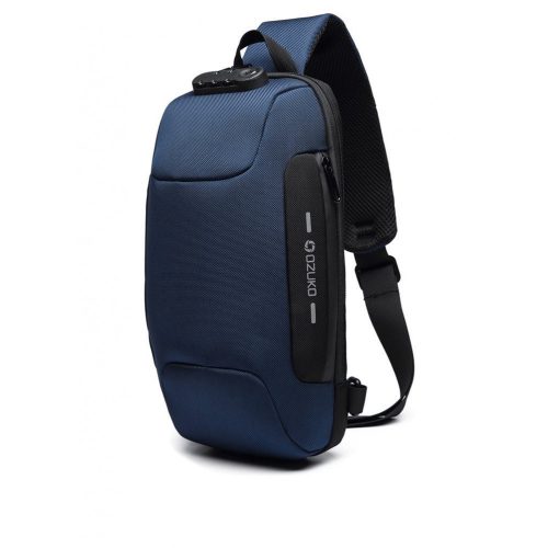 Bezpečnostný uzamykateľný batoh OZUKO (18 × 10 × 35 cm) Blue
