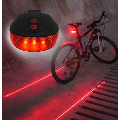 Svetlo na bicykli, svetlo na bicykli, laserové zadné svetlo