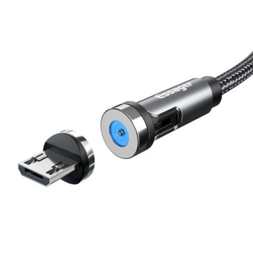 Rotačný magnetický kábel rýchlonabíjačky - micro USB