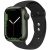 Apple Watch 4-6, SE, SE (2022) (42 / 44 mm) / Watch 7-9 (45 mm) / Watch Ultra 1-2 (49 mm), silikónový remienok, nastaviteľný, s dvoma otvormi, TP IconBand, čierny