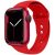 Apple Watch 4-6, SE, SE (2022) (42 / 44 mm) / Watch 7-9 (45 mm) / Watch Ultra 1-2 (49 mm), silikónový remienok, nastaviteľný, s dvoma otvormi, TP IconBand, červený