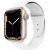 Apple Watch 4-6, SE, SE (2022) (42 / 44 mm) / Watch 7-9 (45 mm) / Watch Ultra 1-2 (49 mm), silikónový remienok, nastaviteľný, s dvoma otvormi, TP IconBand, biely