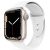 Apple Watch 4-6, SE, SE (2022) (38 / 40 mm) / Watch 7-9 (41 mm), silikónový remienok, nastaviteľný, s dvoma otvormi, TP IconBand, biely