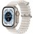 Apple Watch 4-6, SE, SE (2022) (38 / 40 mm) / Watch 7-9 (41 mm), silikónový remienok, nastaviteľný, zvlnený dizajn, TP IconBand Pro, béžová