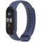 Xiaomi Mi Band 5 / Mi Band 6 / Mi Smart Band 7, silikónový remienok, nastaviteľný, TP IconBand, tmavomodrá