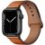 Apple Watch 4-6, SE, SE (2022) (42 / 44 mm) / Watch 7-9 (45 mm) / Watch Ultra 1-2 (49 mm), kožený remienok, nastaviteľný, TP LeatherFit, hnedý