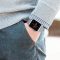 Apple Watch 4-6, SE, SE (2022) (38 / 40 mm) / Watch 7-9 (41 mm) / Watch 10 (42 mm), kovový zadný remienok, milánsky štýl, TP MilaneseBand, červené zlato