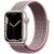 Apple Watch 4-6, SE, SE (2022) (38 / 40 mm) / Watch 7-9 (41 mm), textilný remienok, nylonový, nastaviteľný, priedušný, TP Nylon, ružový