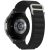 Samsung Galaxy Watch 4 / 5 / 5 Pro / 6 (40 / 44 / 45 mm) / Watch 4 Classic / 6 Classic (42 / 43 / 46 mm), textilný remienok, nylon, nastaviteľný, vlnitý dizajn, TP Nylon Pro, čierna