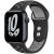 Apple Watch 1-6, SE, SE (2022) (42 / 44 mm) / Watch 7-9 (45 mm) / Watch Ultra (49 mm), silikónový remienok, nastaviteľný, s otvormi, TP SoftBand, čierna/sivá