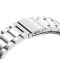 Samsung Galaxy Watch 4 / 5 / 5 Pro / 6 / 7 / FE (40 / 44 / 45mm) / Watch 4 Classic / 6 Classic (42 / 43 / 46mm), kovový zadný remienok, TP Stainless, červené zlato