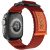 Apple Watch 4-6, SE, SE (2022) (42 / 44 mm) / Watch 7-9 (45 mm) / Watch Ultra 1-2 (49 mm), textilný remienok, nylon, nastaviteľný, TP Scout, oranžová