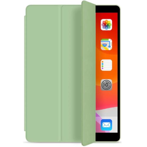 Apple iPad Pro 12.9 (2020), puzdro s priehradkou, tvrdý chrbát, silikónová ochranná podšívka, inteligentné puzdro, Xprotector Smart Book Flip, mentolové