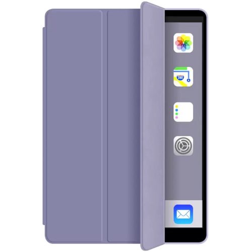 Apple iPad 9.7 (2017 / 2018), Zakladačové puzdro, Silikónová zadná strana, Smart Case, Xprotector Smart Book Flip, fialová