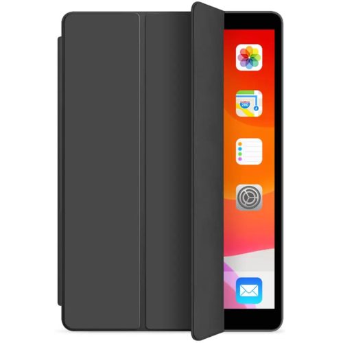 Apple iPad 10.2 (2019 / 2020 / 2021), Zakladačové puzdro, Silikónová zadná strana, Smart Case, Xprotector Smart Book Flip, čierna