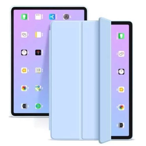Apple iPad 10.2 (2019 / 2020 / 2021), Puzdro so zakladačom, Silikónová zadná strana, Smart Case, Xprotector Smart Book Flip, svetlo modré