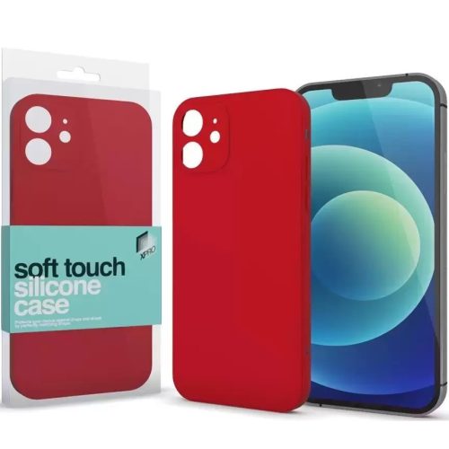 Apple iPhone 7 / 8 / SE (2020) / SE (2022), Silikónové puzdro, Xprotector Soft Touch Slim, červené