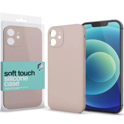 Apple iPhone 11 Pro Max, Silikónové puzdro, Xprotector Soft Touch Slim, púdrovo ružové