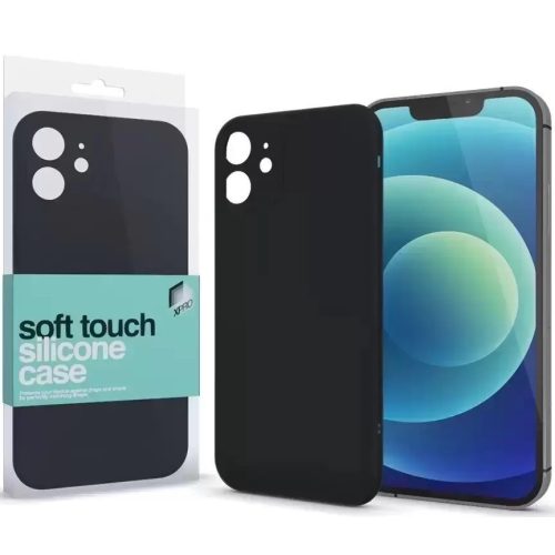 Apple iPhone XS Max, Silikónové puzdro, Xprotector Soft Touch Slim, čierne