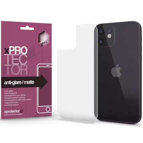 Apple iPhone 13 Pro Max, Ochranná fólia (NEZAHŔŇA zakrivenú časť!), Zadná strana, Xprotector Matte, Clear Premium