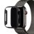 Apple Watch 4-6, SE, SE (2022) (44 mm), Plastové ochranné puzdro, stredne odolné proti nárazu, kevlarový kryt, bez remienka, uhlíkový vzor, Tactical Zulu Aramid, čierne