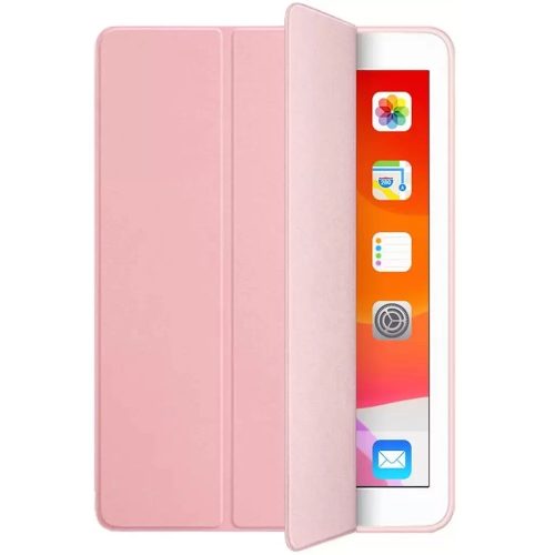 Apple iPad 10.9 (2022), Puzdro s priehradkou, tvrdý chrbát, so silikónovou ochrannou podšívkou, Smart Case, Xprotector Smart Book Flip, ružové