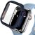 Apple Watch 7-9 (45 mm), plastové ochranné puzdro, s ochranným sklom na displej, bez remienka, TP Defense360, námornícka/oranžová