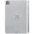 Apple iPad Pro 11 (2020 / 2021 / 2022), plastové zadné nabíjacie puzdro s bezdrôtovou nabíjačkou PitaFlow, karbónový vzor, Pitaka MagEZ Pro Case, biele