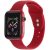 Apple Watch 4-6, SE, SE (2022) (42 / 44 mm) / Watch 7-9 (45 mm) / Watch Ultra 1-2 (49 mm), silikónový remienok, nastaviteľný, držiak s dvoma otvormi, Xprotector, červený