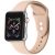 Apple Watch 4-6, SE, SE (2022) (42 / 44 mm) / Watch 7-9 (45 mm) / Watch Ultra 1-2 (49 mm), silikónový remienok, nastaviteľný, držiak s dvoma otvormi, Xprotector, broskyňová