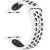 Apple Watch 4-6, SE, SE (2022) (38 / 40 mm) / Watch 7-9 (41 mm), silikónový remienok, nastaviteľný, s otvormi, Xprotector, biely/čierny