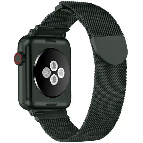 Apple Watch 4-6, SE, SE (2022) (38 / 40 mm) / Watch 7-9 (41 mm), kovový zadný remienok, milánsky štýl, 2 kusy, Xprotector, čierna