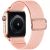 Apple Watch 4-6, SE, SE (2022) (42 / 44 mm) / Watch 7-9 (45 mm) / Watch Ultra 1-2 (49 mm), textilný remienok, okrúhly remienok, Xprotector, ružová