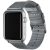 Apple Watch 4-6, SE, SE (2022) (38 / 40 mm) / Watch 7-9 (41 mm), plastový remienok, tkaný, nastaviteľný, držiak na tkaný remienok, Xprotector, sivá