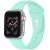 Apple Watch 4-6, SE, SE (2022) (42 / 44 mm) / Watch 7-9 (45 mm) / Watch Ultra 1-2 (49 mm), silikónový remienok, nastaviteľný, držiak s dvoma otvormi, Xprotector, mentolová