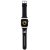 Apple Watch 4-6, SE, SE (2022) (42 / 44 mm) / Watch 7-9 (45 mm) / Watch Ultra 1-2 (49 mm), silikónový remienok, nastaviteľný, vzor slnečných okuliarov s mačkou, Karl Lagerfeld 3D Rubber Choupette Head, čierny