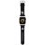 Apple Watch 4-6, SE, SE (2022) (38 / 40 mm) / Watch 7-9 (41 mm), silikónový remienok, nastaviteľný, vzor slnečných okuliarov a mačičky, Karl Lagerfeld 3D Choupette Head, čierna