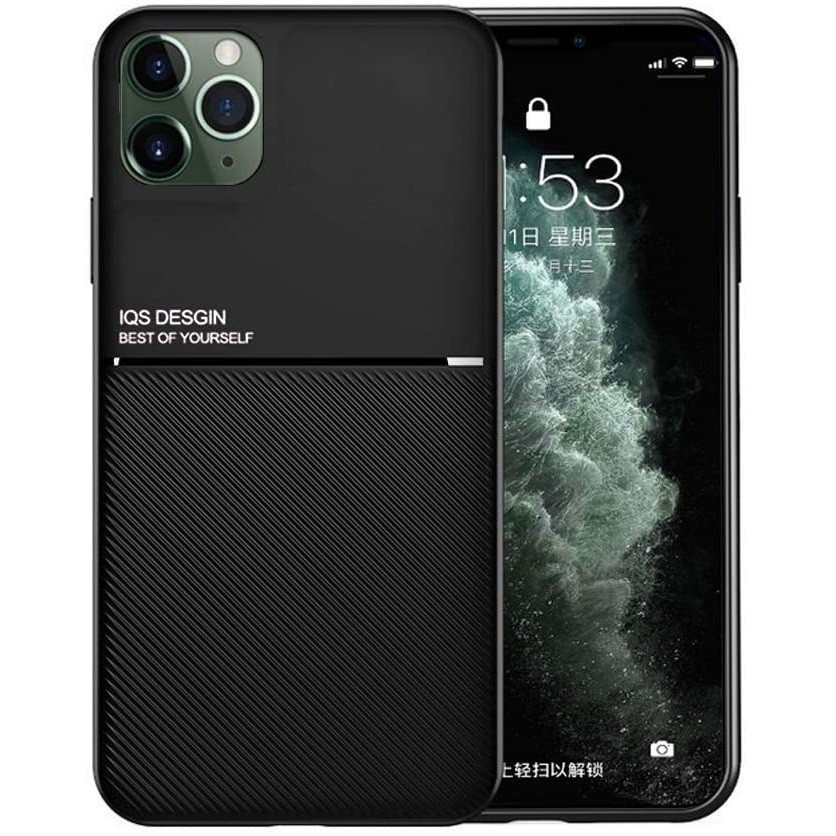 Huawei Honor 30 Lite / 30 Youth, silikónové puzdro, stredne odolné proti nárazu, kompatibilné s magnetickým držiakom, karbónový vzor, Wooze Carbon, čierna farba