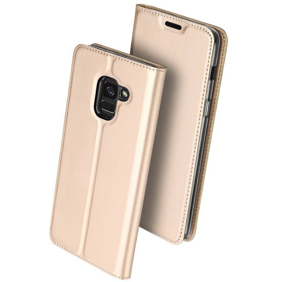 Huawei Mate 30 Lite, bočné otváracie puzdro so stojanom, Dux Ducis, zlaté