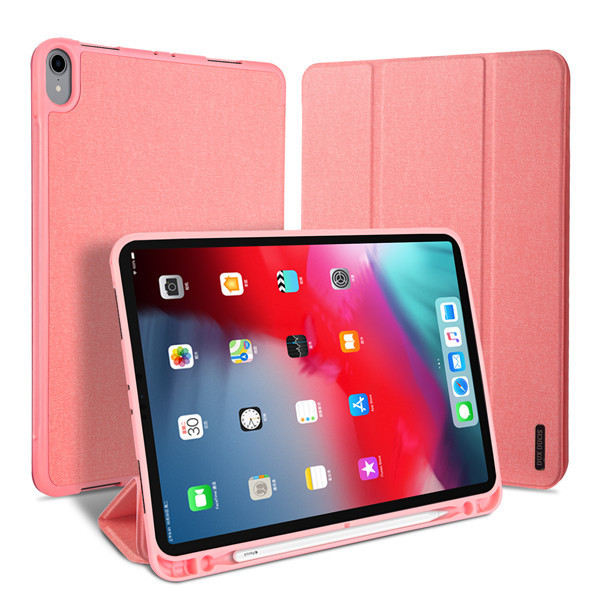 Apple iPad Pro 12.9 (2018), Folder Case, Smart Case s držiakom Apple Pencil, Dux Ducis Domo, ružová