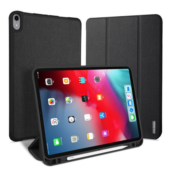 Apple iPad Pro 12.9 (2017), Folder Case, Smart Case s držiakom Apple Pencil, Dux Ducis Domo, čierna